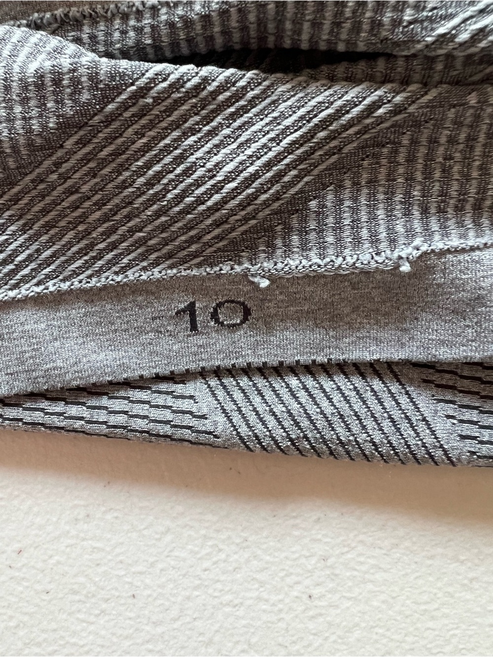 Lululemon Racerback lightly Ribbed Tank Top - Gray - Picture 3 of 5